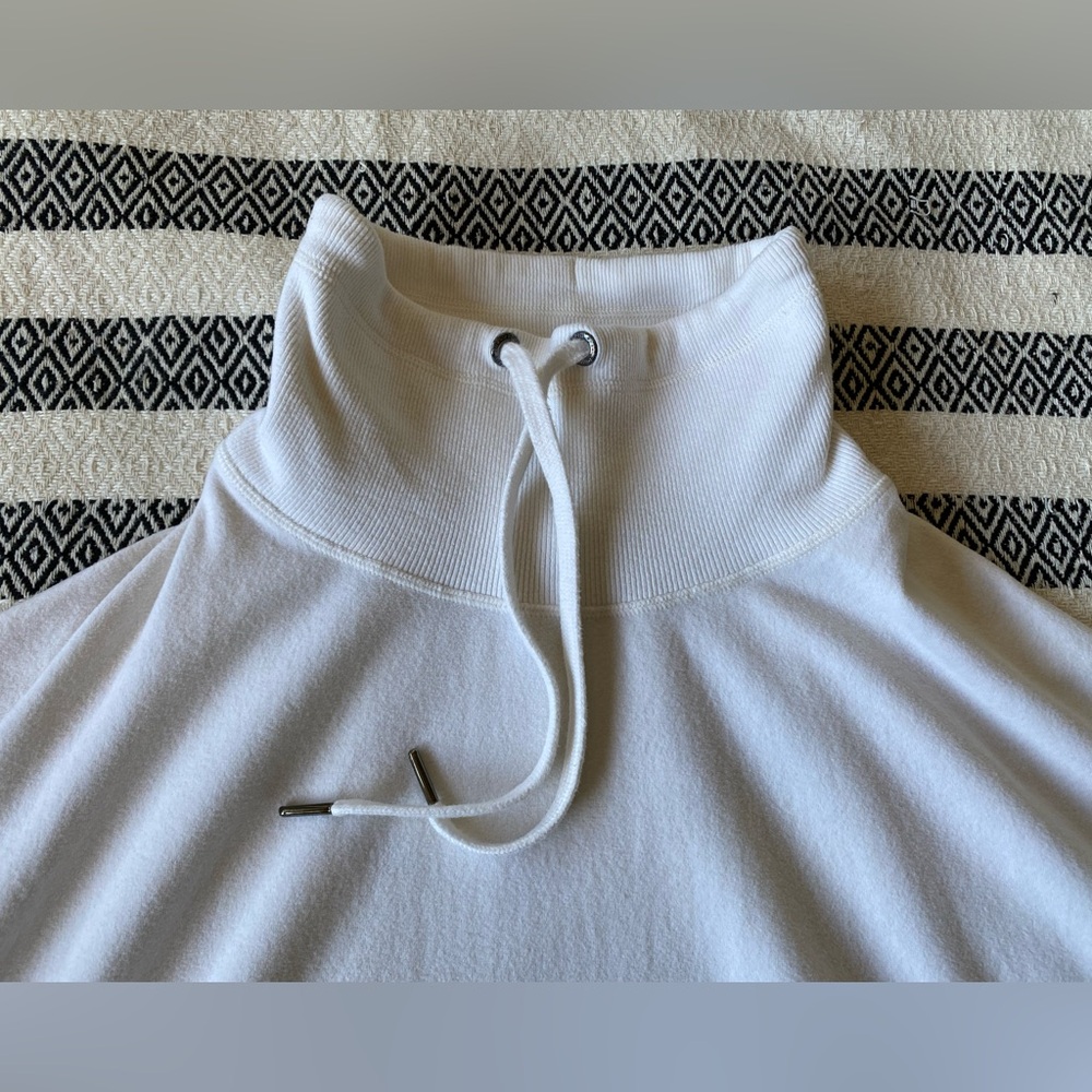 Sweaty Betty Harmonise Luxe Sweatshirt, Ivory White - XXL - Picture 8 of 10